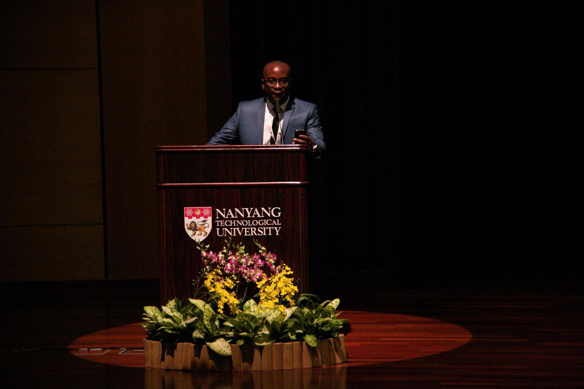 Ian Mutamiri at a professional event